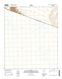 USGS 7.5-Minute Image Map for Sierra De La Lechuguilla, Arizona