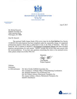 Fort-Dupont TIS Review Letter