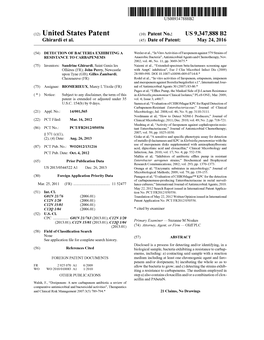 (12) United States Patent (10) Patent No.: US 9,347,888 B2 Ghirardi Et Al