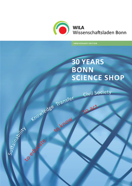 30 Years Bonn Science Shop