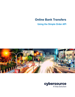 Online Bank Transfers Using the Simple Order