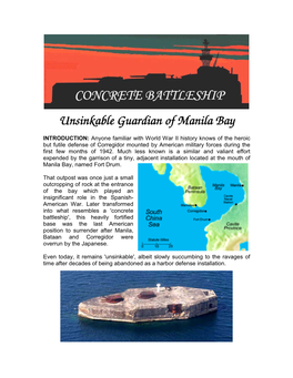 Concrete Battleship: Unsinkable Guardian of Manila