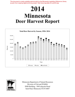 Minnesota Legislative Reference Library As Part of an Ongoing Digital Archiving Project