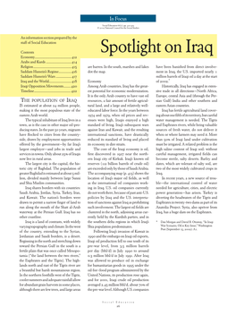 Spotlight on Iraq Economy