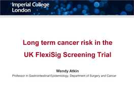 Lessons from the European Flexible Sigmoidoscopy Screening Trials