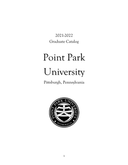 2021-22 Graduate Catalog