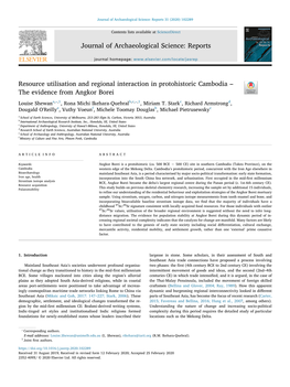 Resource Utilisation and Regional Interaction in Protohistoric Cambodia