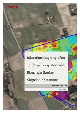 Råstofkortlægning Efter Sand, Grus Og Sten Ved Blæsinge Banker