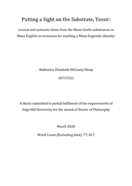 K Mccooey-Heap Final Thesis