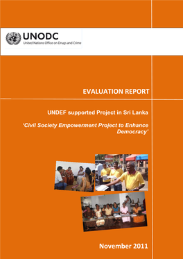 November 2011 EVALUATION REPORT