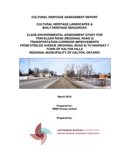 Trafalgar Road Corridor Study