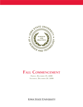Fall Commencement