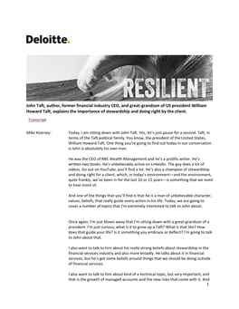 Resilient Podcast, Episode 26, February 2018.Docx