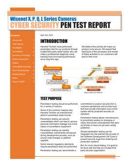 Cyber Securitypen Test Report