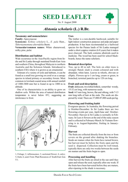 SEED LEAFLET No