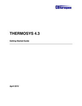 Thermosys 4.3