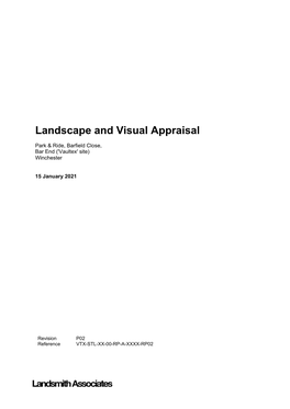 Landscape and Visual Appraisal