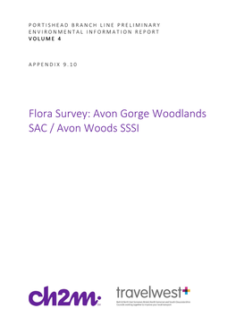 Flora Survey: Avon Gorge Woodlands SAC / Avon Woods SSSI