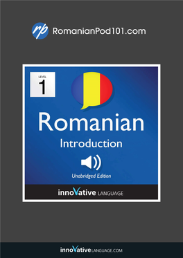LESSON NOTES Basic Bootcamp S1 #1 Self Introductions and Basic Greetings in Formal Romanian