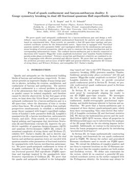 Proof of Quark Confinement and Baryon-Antibaryon Duality