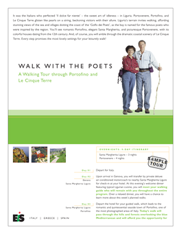 Walk with the Poets