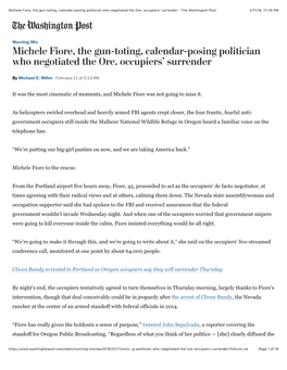 ENVIRO 2016-02-11 Malheur Michele Fiore, the Gun-Toting, Calendar