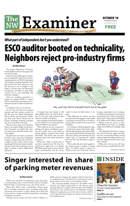 ESCO Auditor Booted on Technicality, Neighbors Reject Pro-Industry Firms by Allan Classen