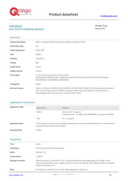 Anti-CCL23 Antibody (Biotin) (ARG66042)