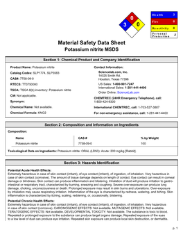 Potassium-Nitrite