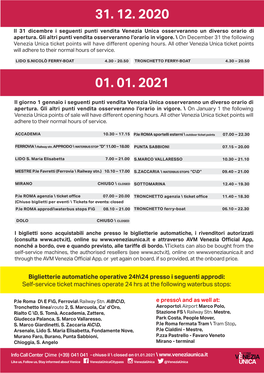 Def Stampa Locandina Chiusura Biglietterie 31 E