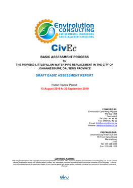 Basic Assessment Process Draft Basic