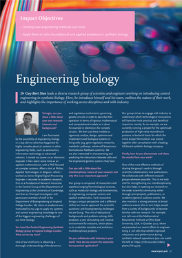 Engineering Biology