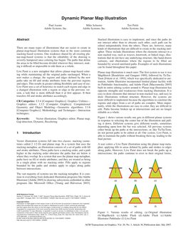 Dynamic Planar Map Illustration