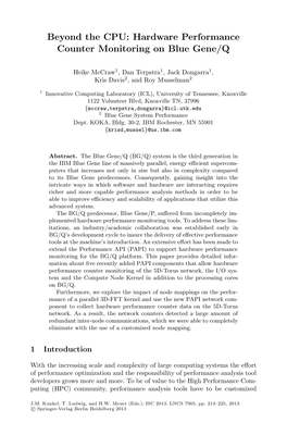 Hardware Performance Counter Monitoring on Blue Gene/Q