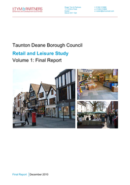 Addendum Taunton Retail and Leisure Study