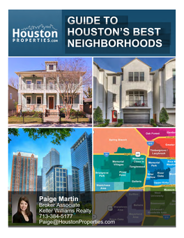 Guide to Houston's Best Neighborhoods