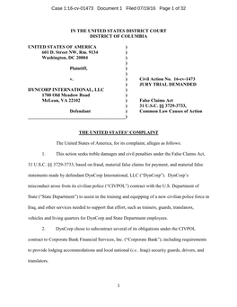 Download Dyncorp Complaint