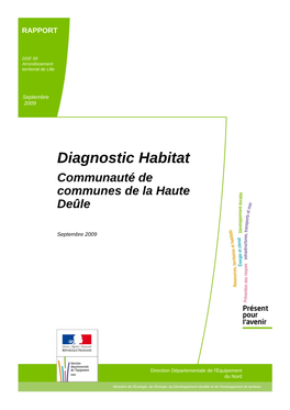 Diagnostic Habitat Communauté De Communes De La Haute Deûle