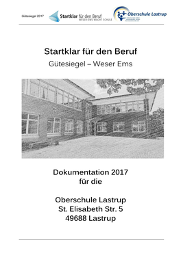 Weser Ems Dokumentation 2017 Für Die Oberschule Lastrup St