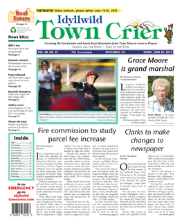 Town Crier in November Lodging