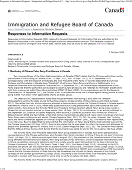 Immigration and Refugee Board of Canada, Ottawa