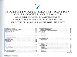 Diversityand Classification of Flowering Plants