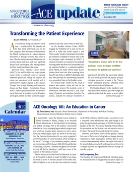 Transforming the Patient Experience