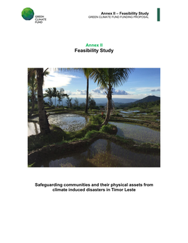 Feasibility Study GREEN CLIMATE FUND FUNDING PROPOSAL I