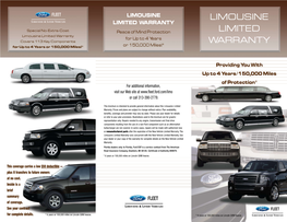 Limousine Limited Warranty