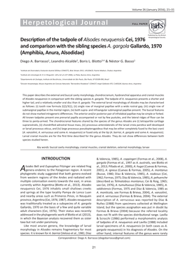 Herpetological Journal FULL PAPER