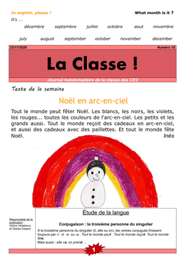 La Classe ! Numéro 10