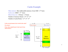 Direct-Mapped Cache