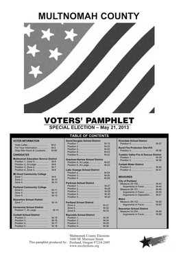 Voters' Pamphlet