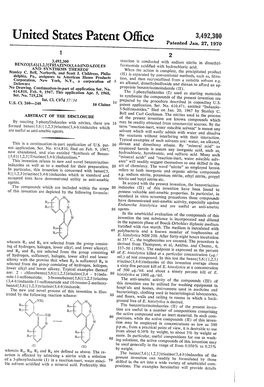 United States Patent Office Patented Jan